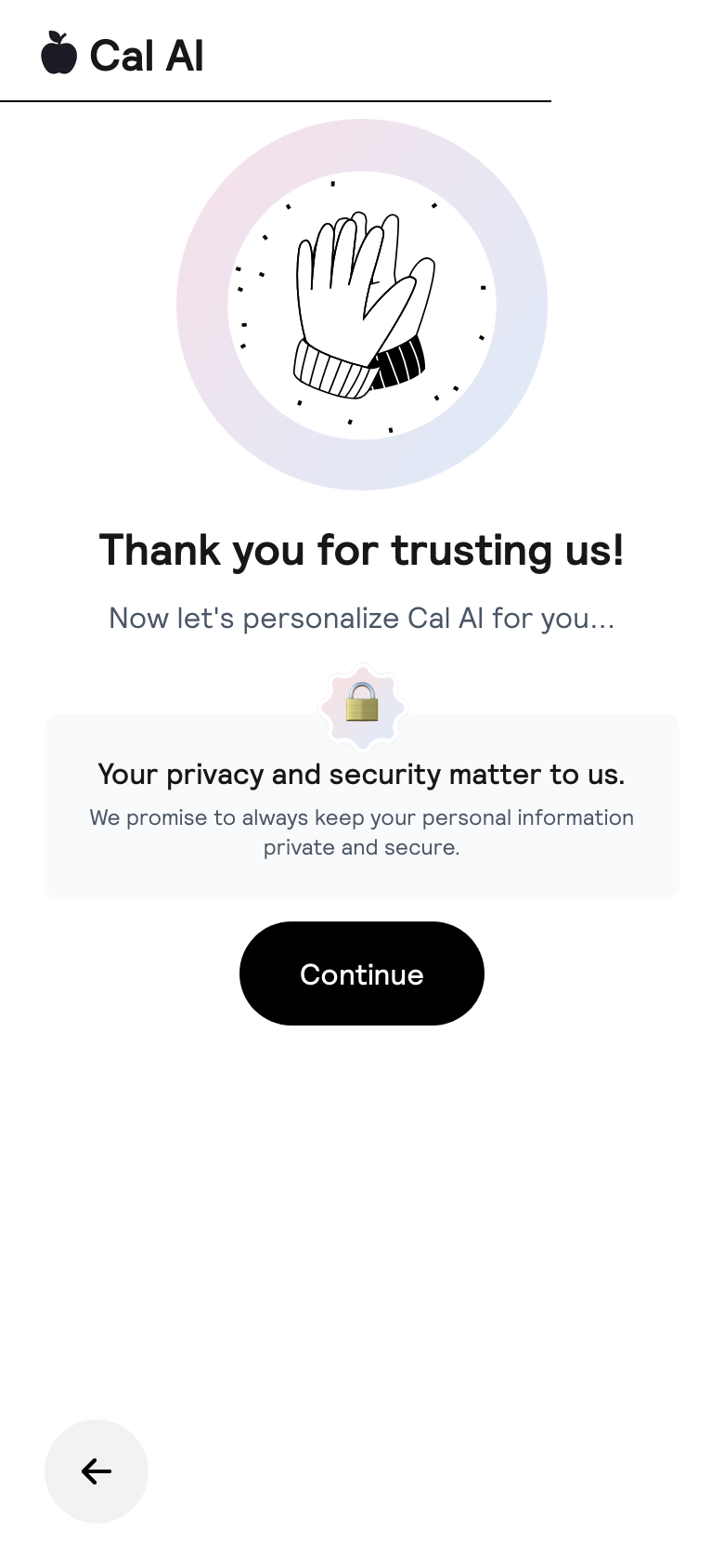 Trust screen